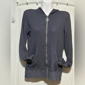 Allen Allen Charcoal Knit Sweater